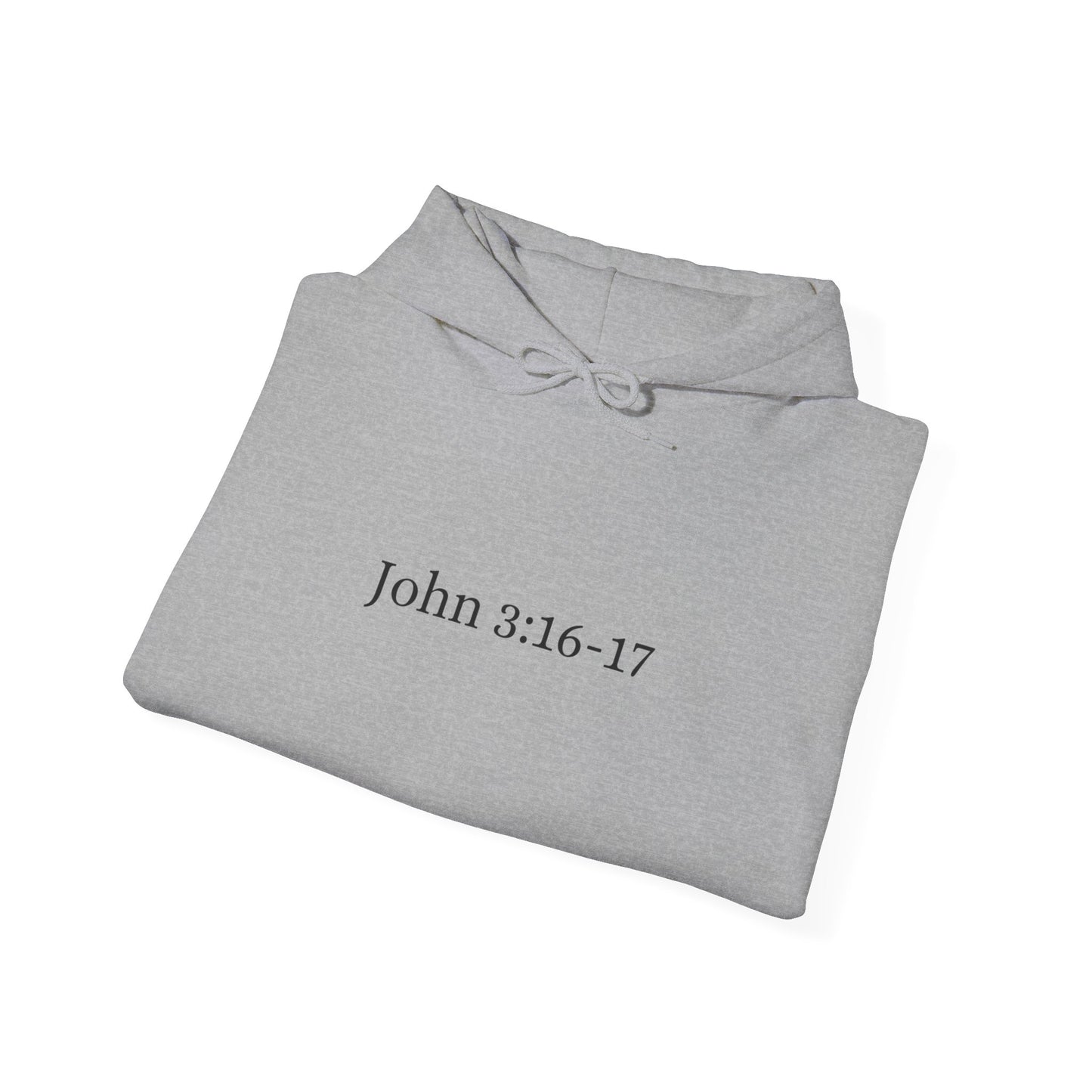 John 3:16-17 (Redeemed) Hooded Sweatshirt