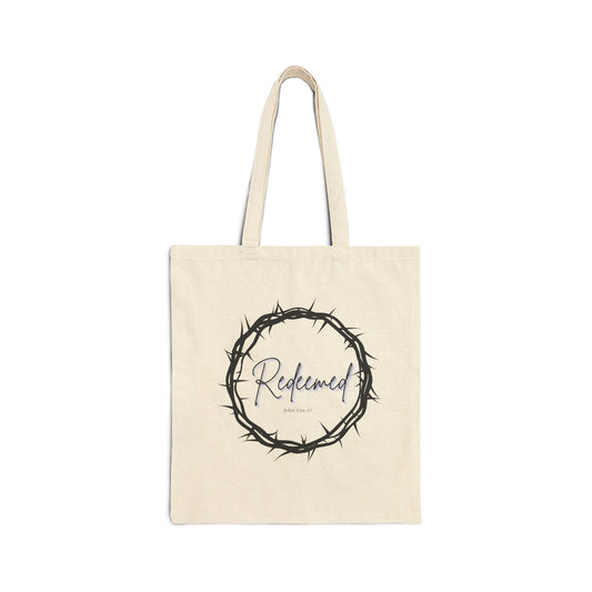 Redeemed Cotton Canvas Tote Bag