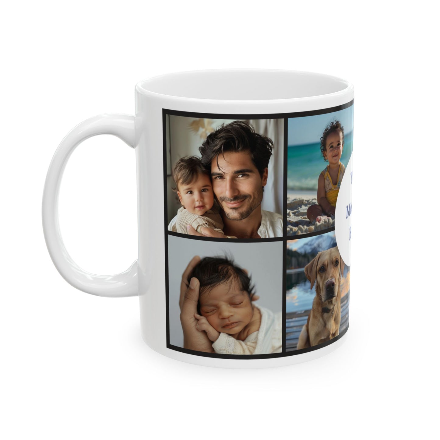 Custom-Create your own mug, perfect gift for the holidays, mothers day, fathers day and every occasion.