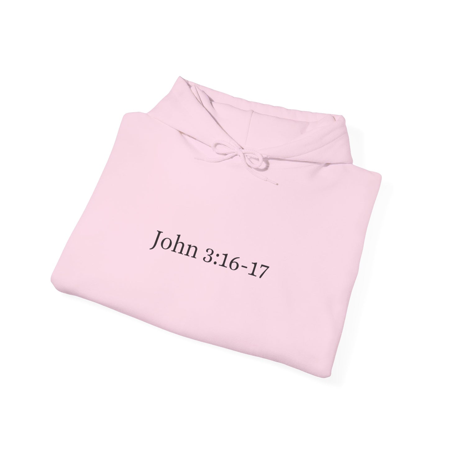 John 3:16-17 (Redeemed) Hooded Sweatshirt