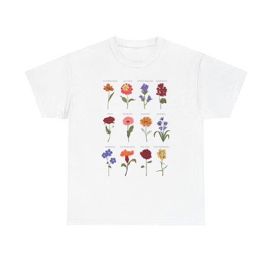 Florals Tshirt, Springs, Flowers, Cute.