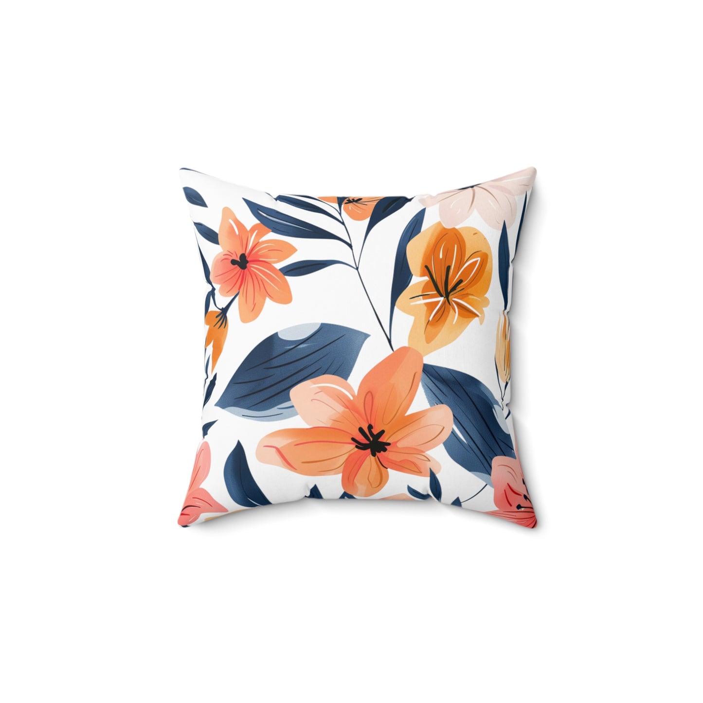 Floral Square Pillow