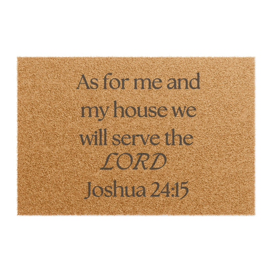 Joshua 24:15 Doormat