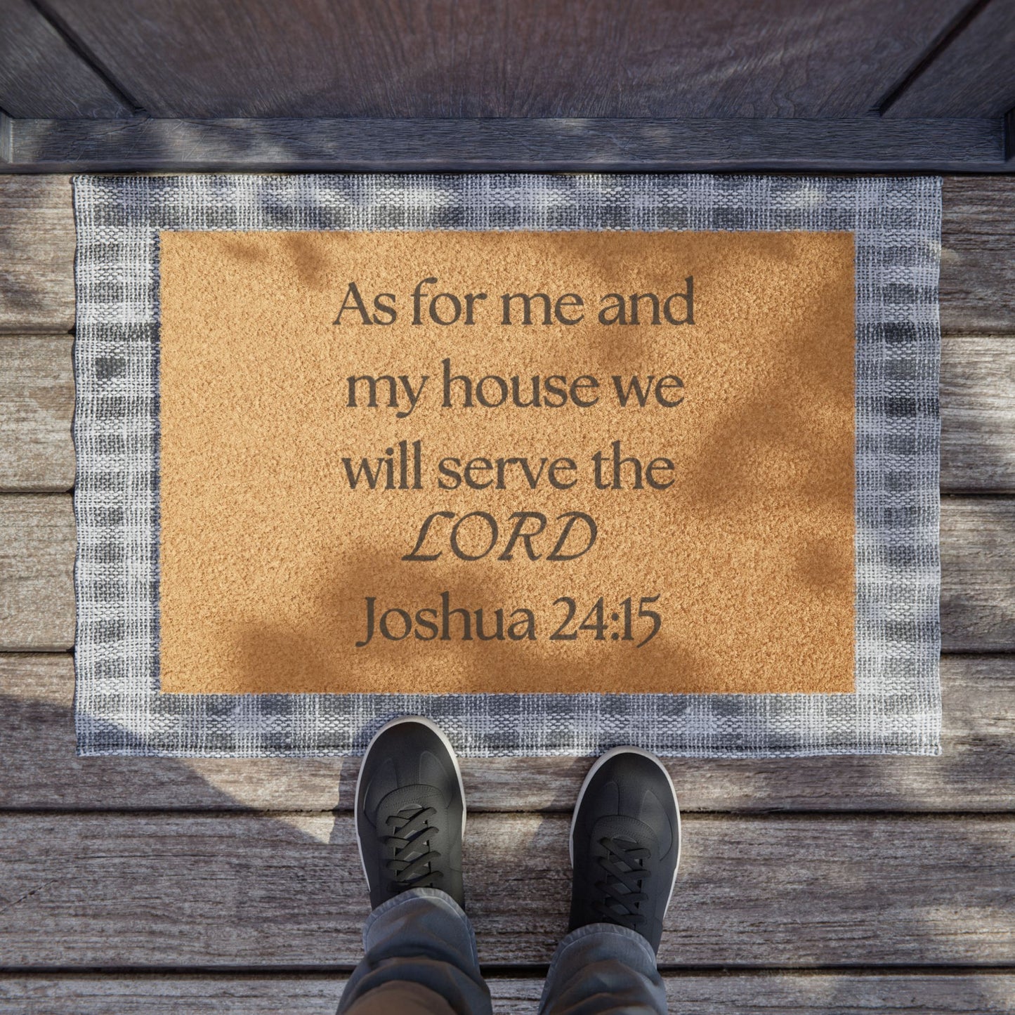 Joshua 24:15 Doormat