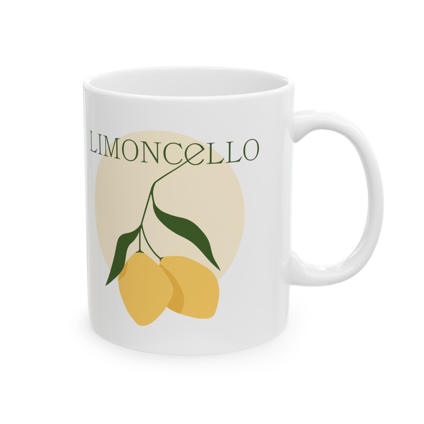 Limoncello Ceramic Mug, (11oz, 15oz)