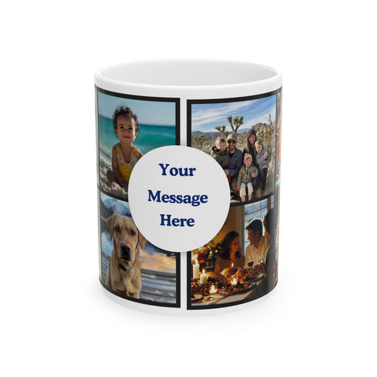 Custom-Create your own mug, perfect gift for the holidays, mothers day, fathers day and every occasion.