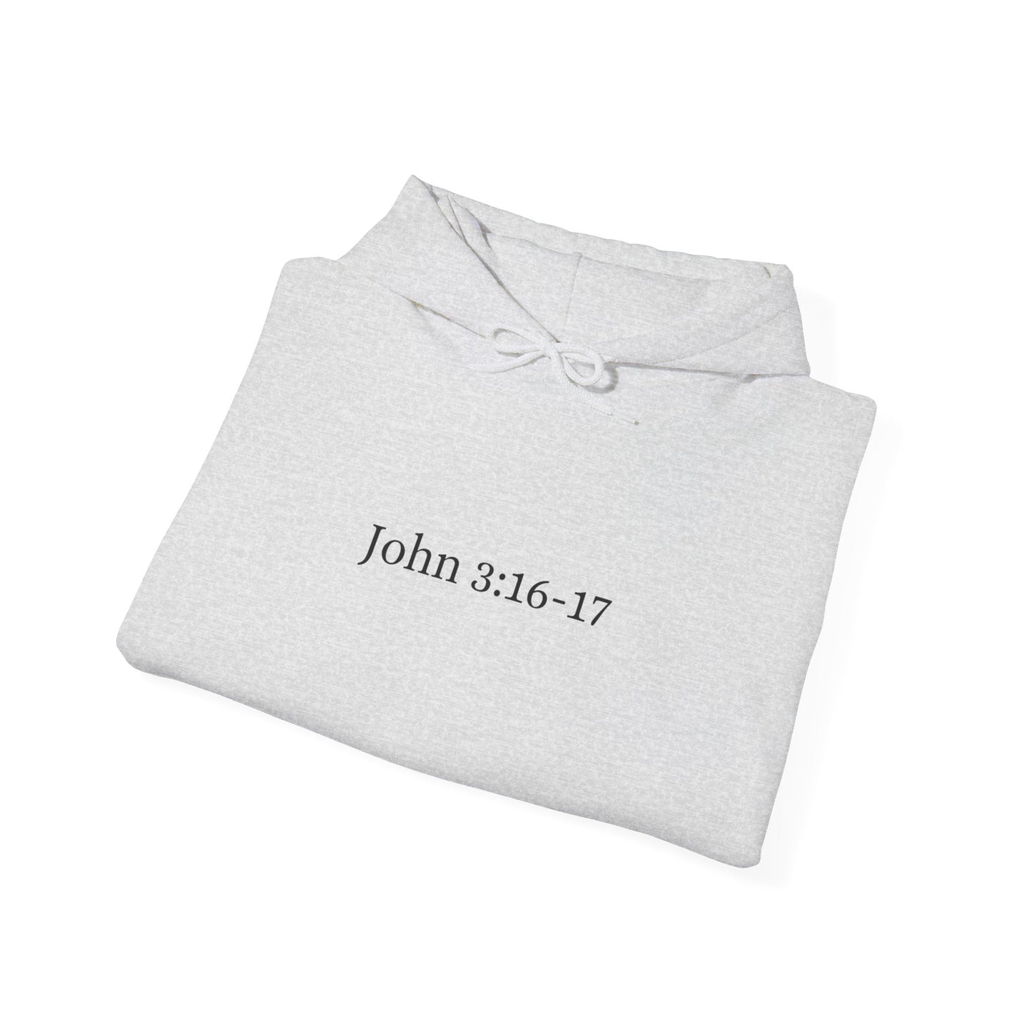 John 3:16-17 (Redeemed) Hooded Sweatshirt