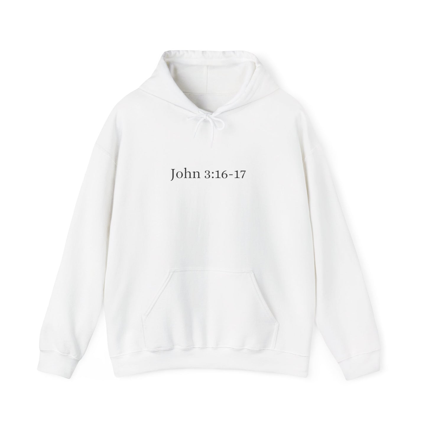 John 3:16-17 (Redeemed) Hooded Sweatshirt