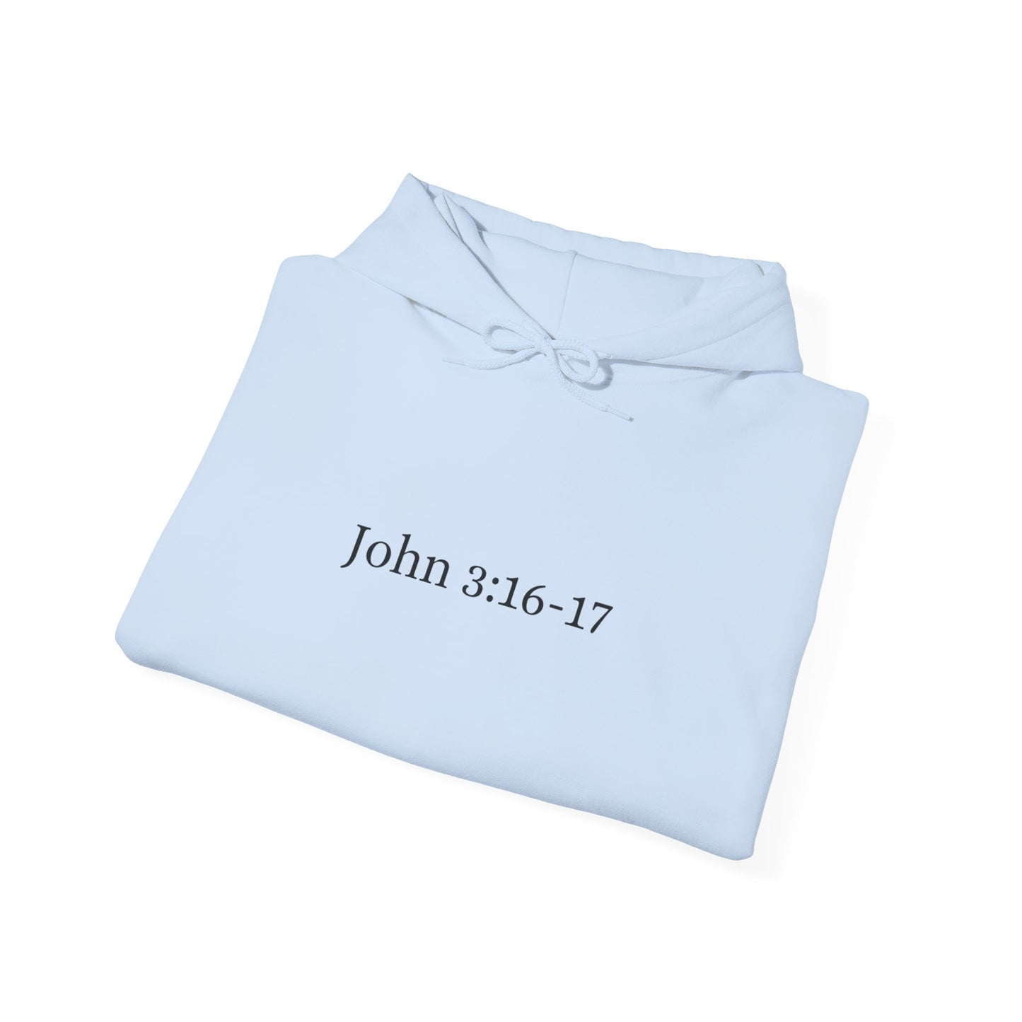 John 3:16-17 (Redeemed) Hooded Sweatshirt