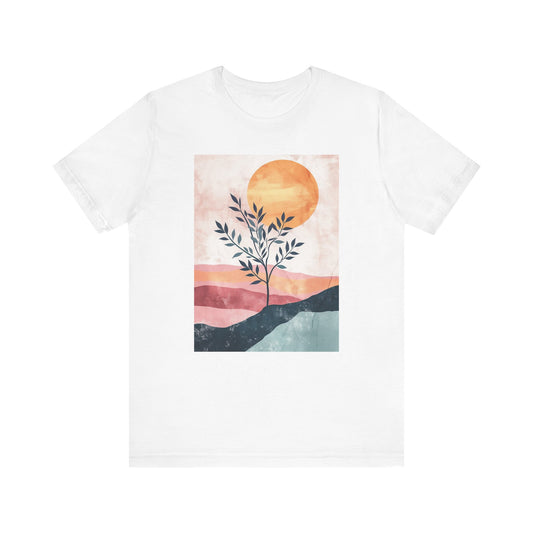 Boho landscape Short Sleeve Tee