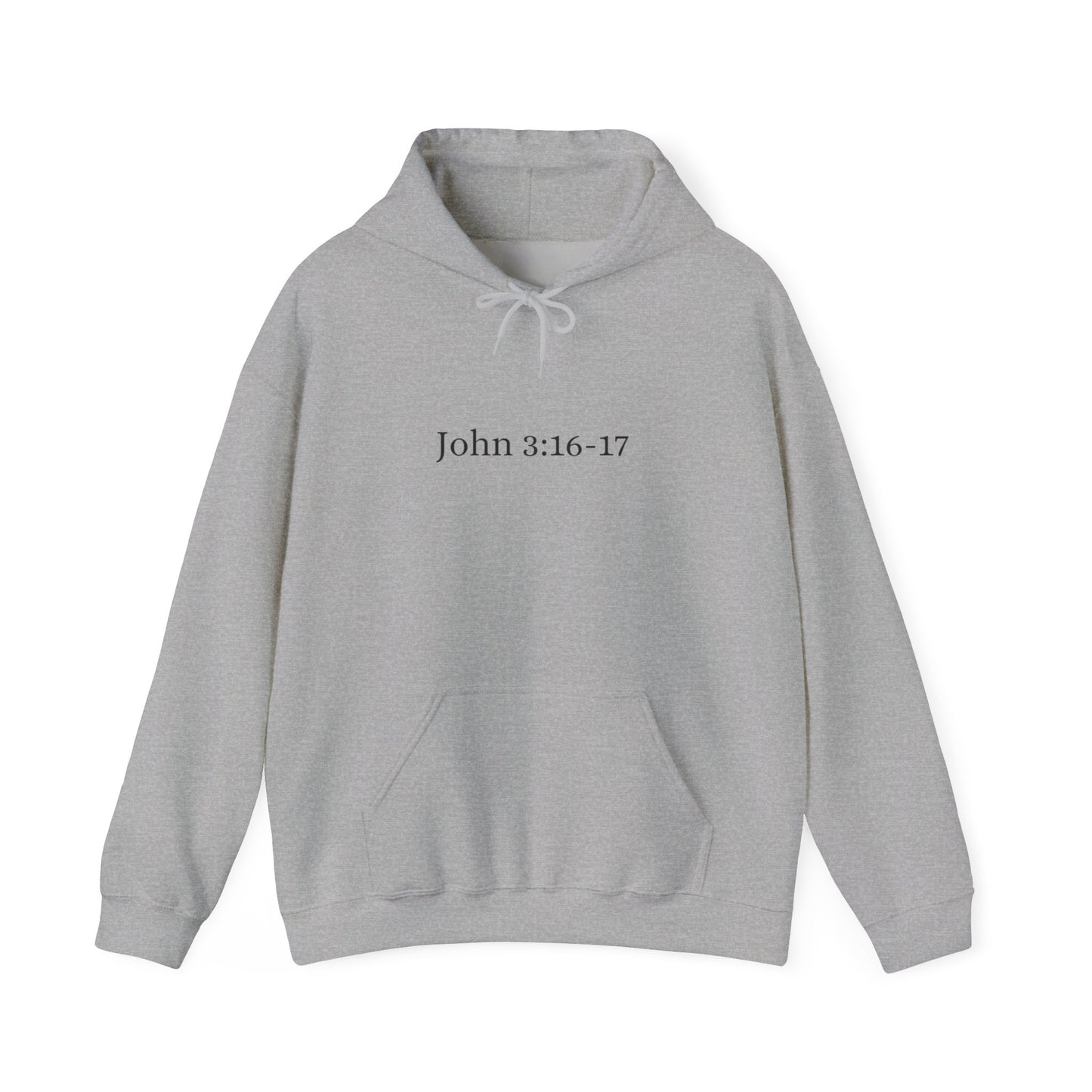 John 3:16-17 (Redeemed) Hooded Sweatshirt