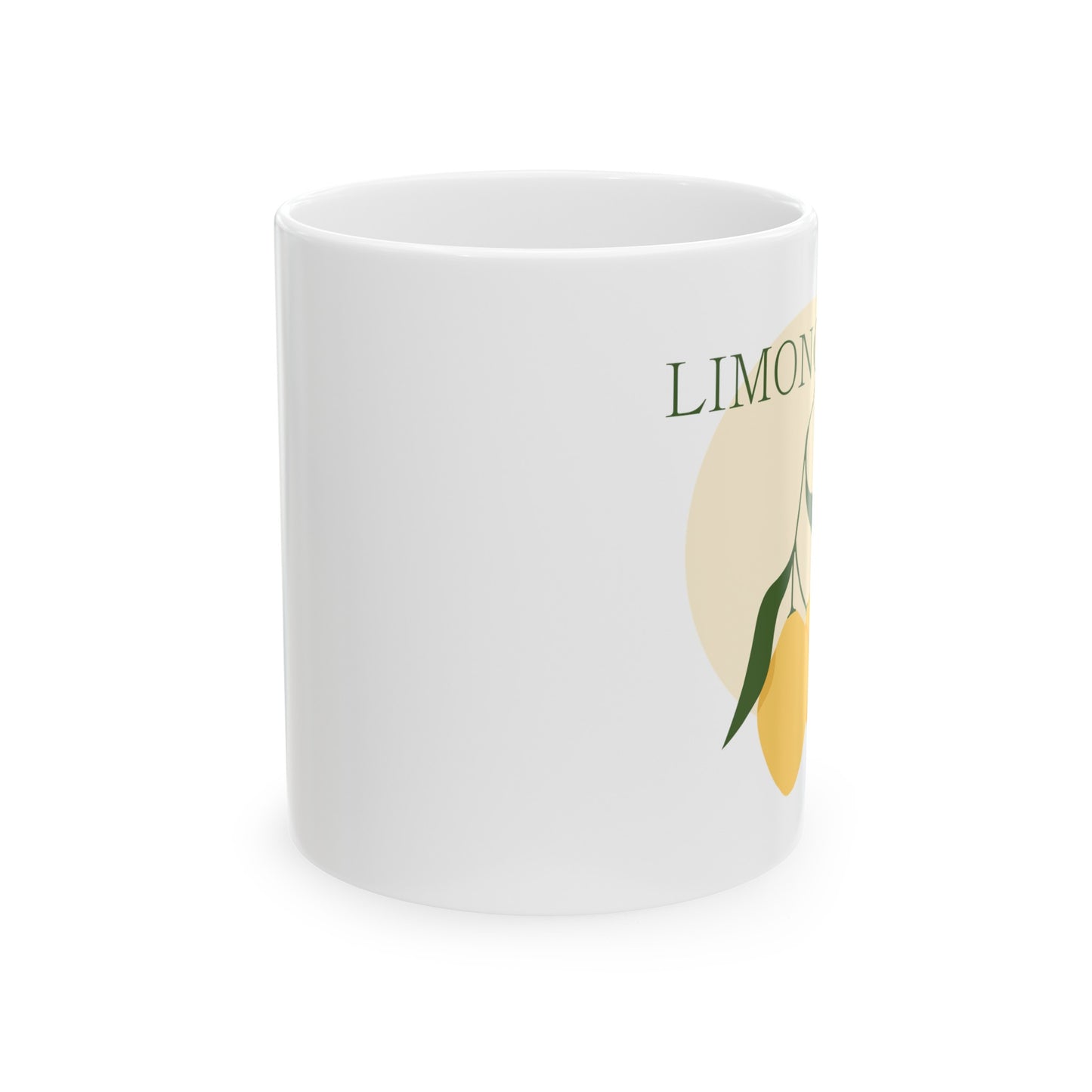 Limoncello Ceramic Mug, (11oz, 15oz)