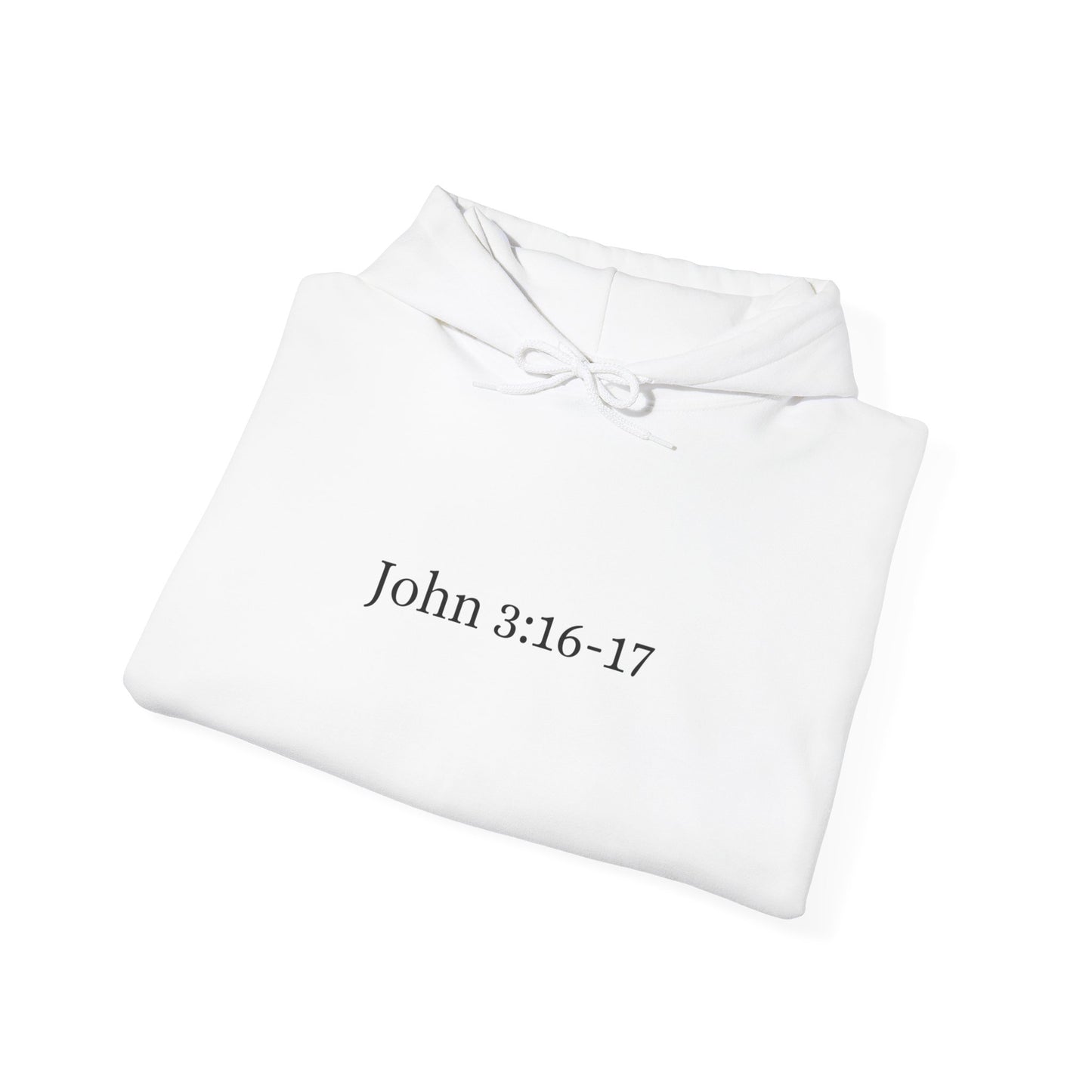 John 3:16-17 (Redeemed) Hooded Sweatshirt