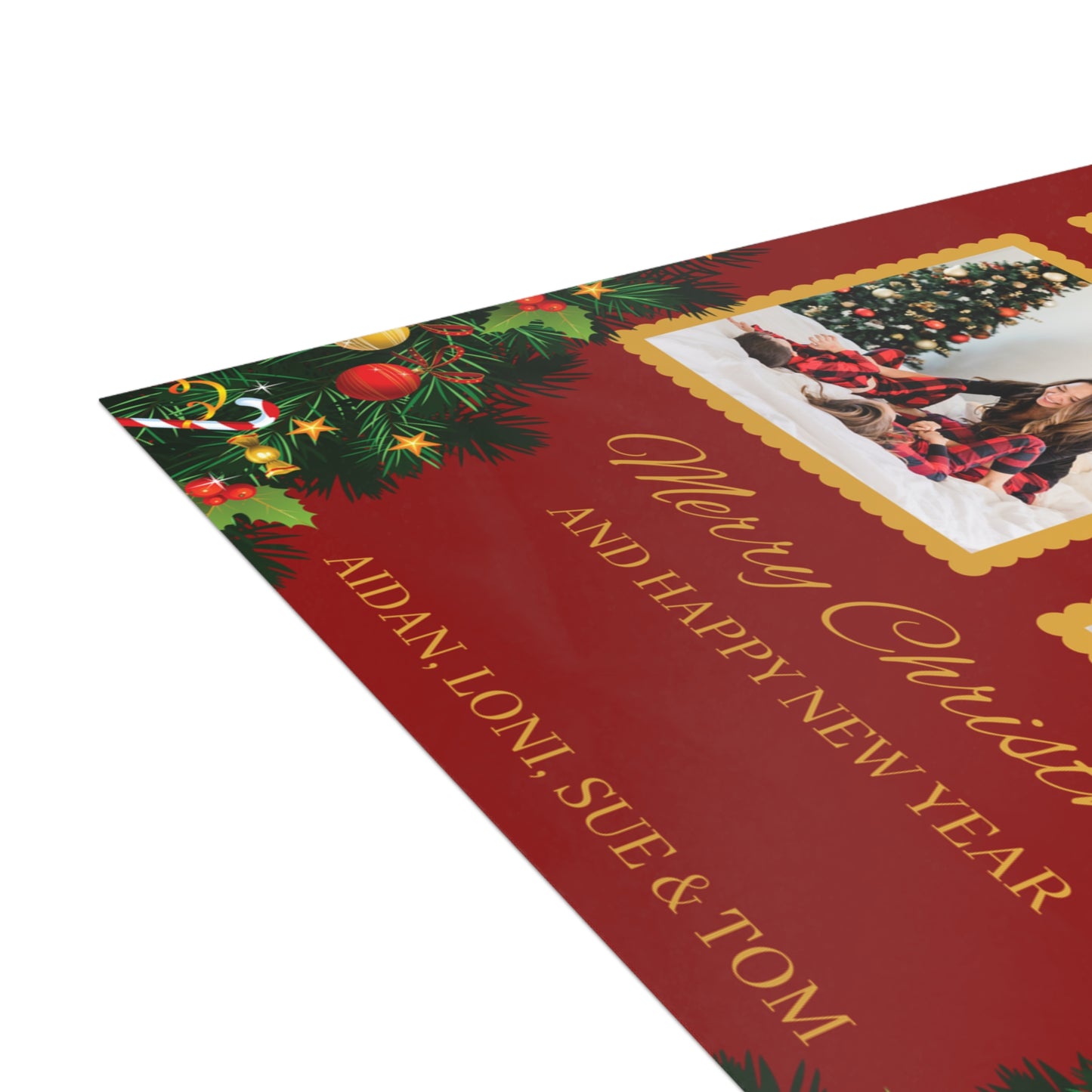 Custom Christmas card-10, 30, 50 Cards with Envelope