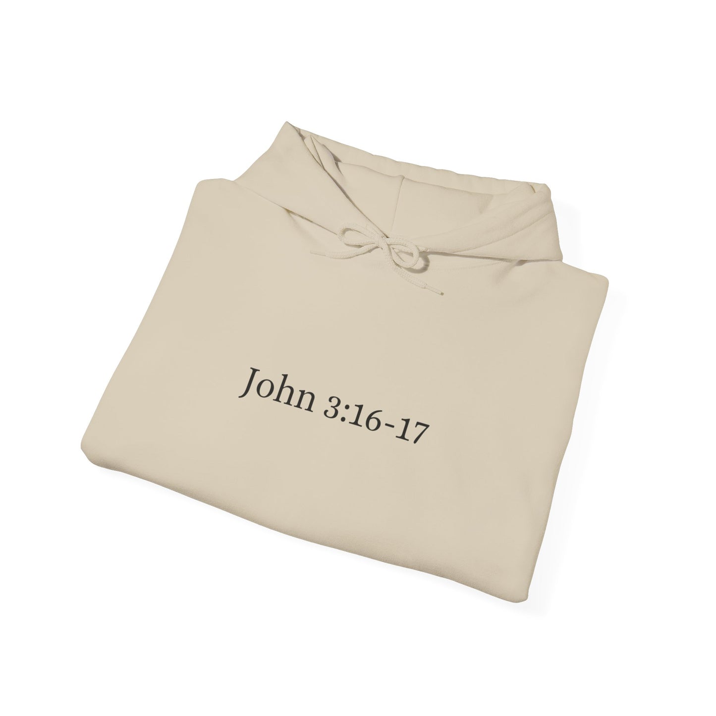 John 3:16-17 (Redeemed) Hooded Sweatshirt