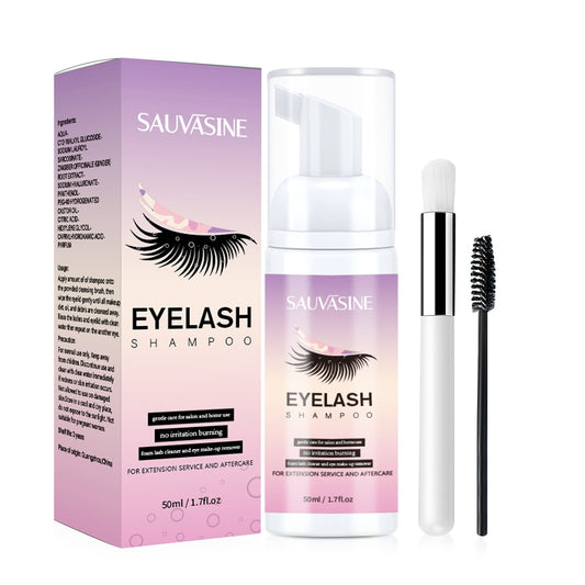 Professional Eyelash Extension Shampoo Foam Cleaner Mousse Wash Oil