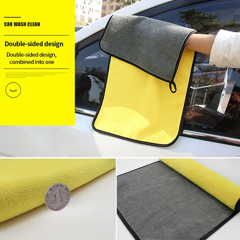 SEAMETAL Microfiber Car Cleaning Towel 600GSM Wash Towels Car