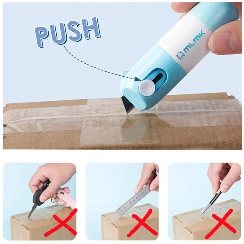 Thermal Paper Easer Mail Opener 2 in 1 Correction Fluid with Knife