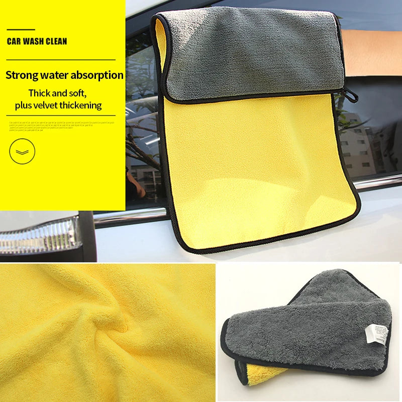 SEAMETAL Microfiber Car Cleaning Towel 600GSM Wash Towels Car