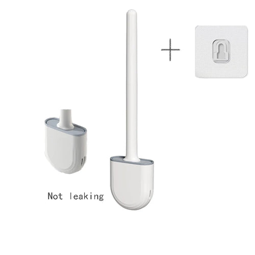 Silicone TPR Toilet Brush and Holder Toilet Bowl Brush with Holder Set