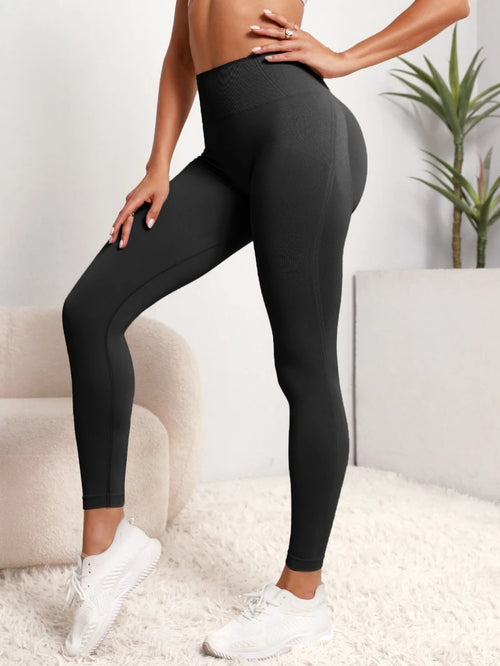 Women Seamless Hip Lifting Women Seamless Sports Leggings High Waist