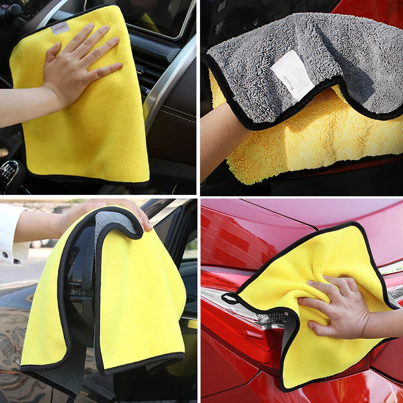 SEAMETAL Microfiber Car Cleaning Towel 600GSM Wash Towels Car