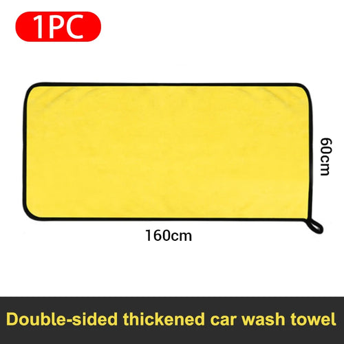 SEAMETAL Microfiber Car Cleaning Towel 600GSM Wash Towels Car