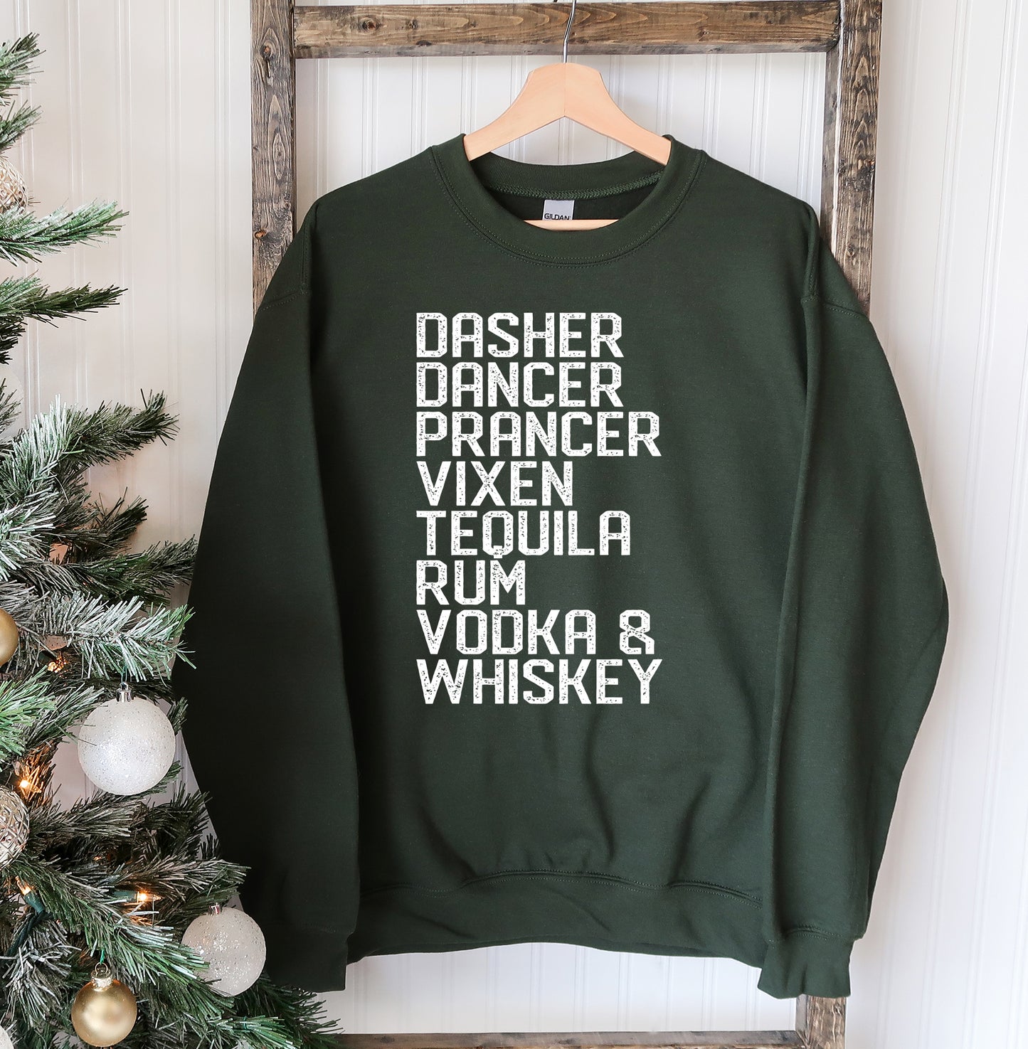 Dasher Dancer Christmas Sweatshirt